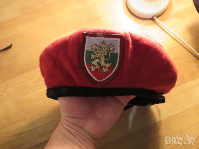 Червена барета, БНА, Българска армия - размер 58 см. Старо военно производство