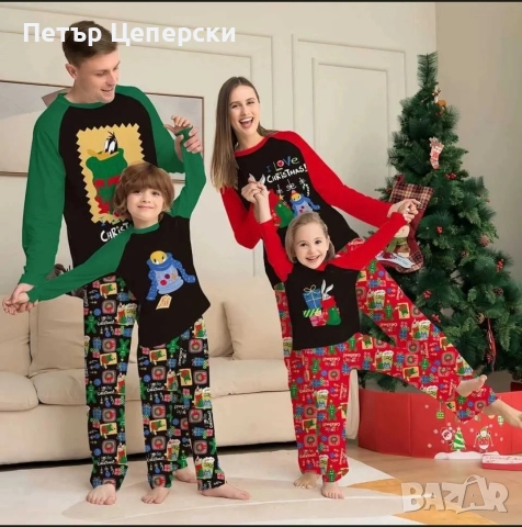 Коледни пижами за цялото семейство
