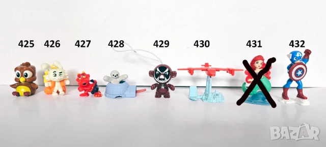 Над 400 Киндер играчки от яйца Kinder Surprise, снимка 11 - Фигурки - 47226377