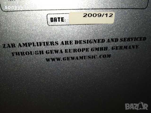 ZAR E-20R AMPLIFIER-GEWA GERMANY 2712211956, снимка 17 - Ресийвъри, усилватели, смесителни пултове - 35254123