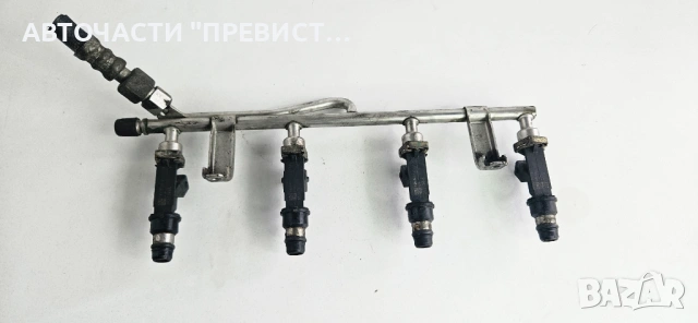 Бензинова Рейка с Дюзи Опел Зафира А Opel Zafira A Метан Бензин 1.6 97кс OE 25313846