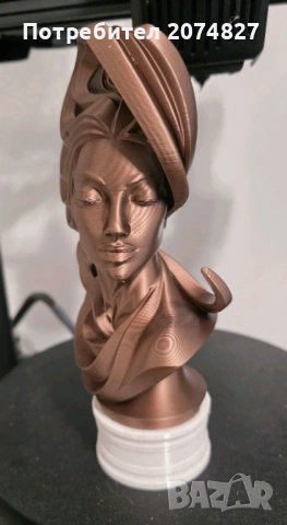 Женски бюст (статуетка, ваза), снимка 4 - Арт сувенири - 53534032