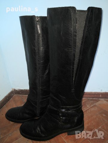 Два броя / Маркови ботуши естествена кожа "Enzo Argiolini" и "DKODE" , снимка 3 - Дамски ботуши - 27306035