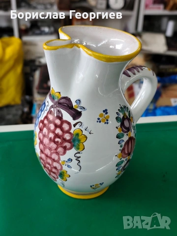 Керамична кана / ваза Majolica in modra