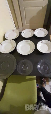 Чинии порцеланови и стъклени
