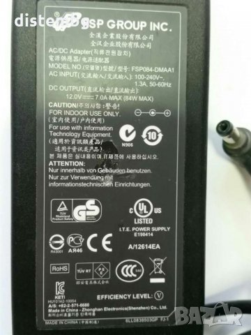 Захранващ адаптор FSP 12V  7A, снимка 2 - Друга електроника - 35171397