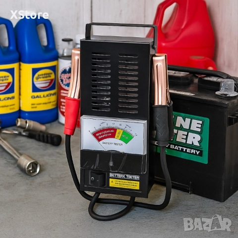 Тестер за акумулатори аналогов, 6 V / 12 V 200 -1000 A, 3058, снимка 3 - Аксесоари и консумативи - 52458315