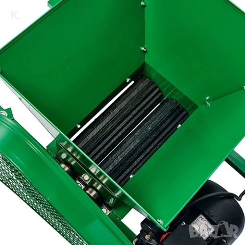 Електрическа гроздомелачка 750W – издръжливи ролки, стоманена вана, 450кг/час, снимка 3 - Други - 51793141
