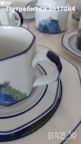 Осмоъгълен порцеланов сервиз в азиатски стил от 70-те години, снимка 15 - Други ценни предмети - 40562946