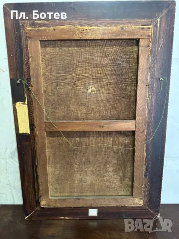 Стара маслена картина, снимка 6 - Картини - 48293098