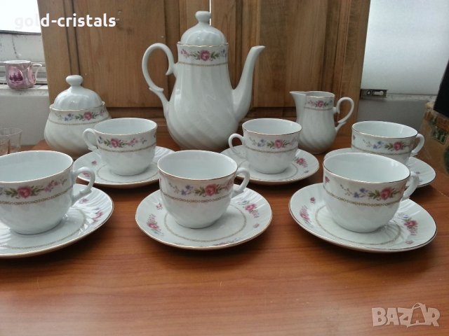 Стар български порцелан чаши за чай, снимка 1 - Антикварни и старинни предмети - 33417410