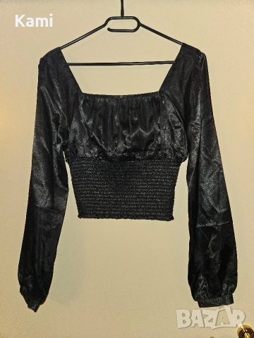 Блуза сатен, S размер 