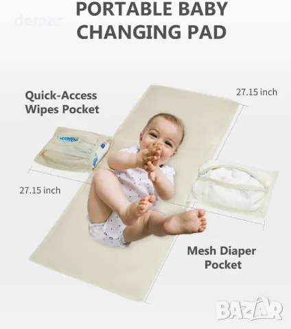 CEI-CEI Неопренова чанта, Раница с подложка за повиване, с изолирани джобове (армейско зелено), снимка 7 - Други - 47422371