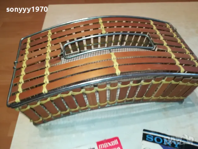 КУТИЯ МЕТАЛ И ДЪРВО 24Х14Х11СМ 1411241113, снимка 2 - Антикварни и старинни предмети - 47965078