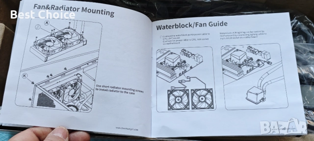 Thermalright Frozen Infinity 360 BLACK CPU течен охладител, тройни PWM вентилатори, снимка 13 - Други - 52704381