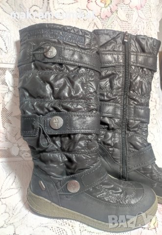 продавам дамски ботуши, номер 38, немска марка, черни, цяла платформа , снимка 4 - Маратонки - 43284207