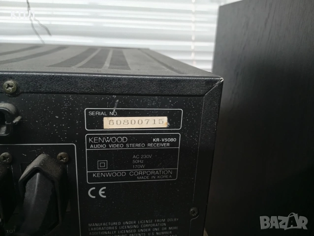 Ресивър KENWOOD KR-v 5080, снимка 7 - Ресийвъри, усилватели, смесителни пултове - 53507553