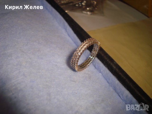 СКЪПОЦЕНЕН ДИЗАЙНЕРСКИ СРЕБЪРЕН ФЕШЪН АРТ ПРЪСТЕН СРЕБРО 925 ХАЛКА с ЦИРКОНИ ЮВЕЛИРНА РАБОТА 27534, снимка 15 - Пръстени - 36866802