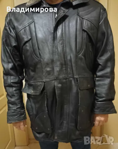 Мъжки балтон/яке р-р XXL от естествена кожа