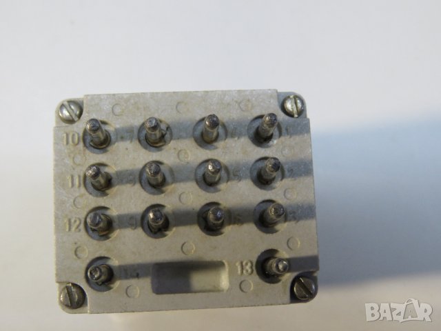 полско реле, електромагнитни релета R15 24 волта, 4 контакта по 10 ампера за 14кр. прав.цокъл, снимка 2 - Друга електроника - 28418875