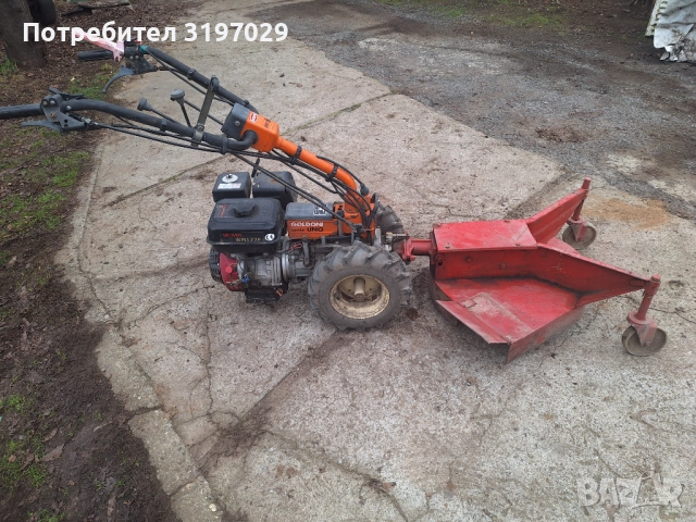 Косачка роторна Goldoni 9 к.с. мотоблок, снимка 4 - Градинска техника - 52877428