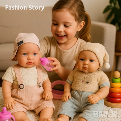 Реалистично говорещо бебе с аксесоар шише, снимка 5 - Кукли - 51612569