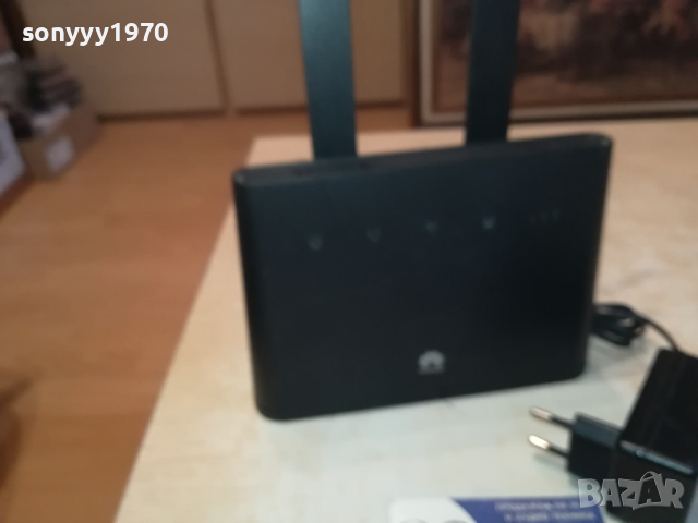 A1 MTEL HUAWEI 4G РУТЕР С АДАПТЕР И 2 АНТЕНИ 1903241553, снимка 10 - Рутери - 44841465