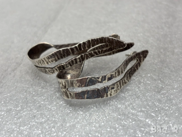 Сребърни Обеци (проба 925)-15,69 грама, снимка 5 - Обеци - 53518831