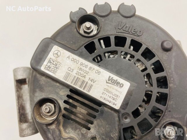 Алтернатор Генератор за MERCEDES Мерцедес W205 AMG C43 3.0 367 коня OM276.823 A0009068706 2018, снимка 4 - Части - 43570801