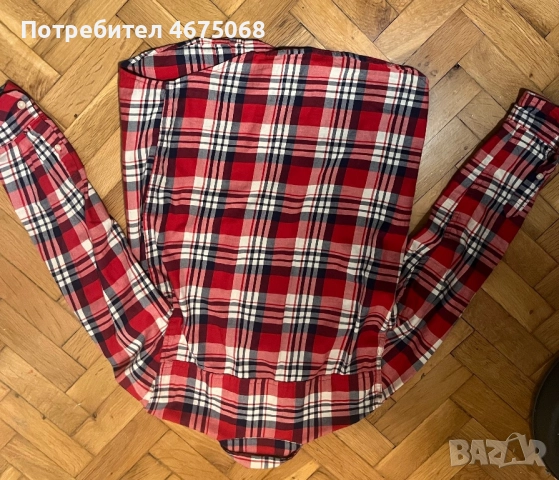 Червено бяла детска риза , снимка 2 - Ризи - 52966150