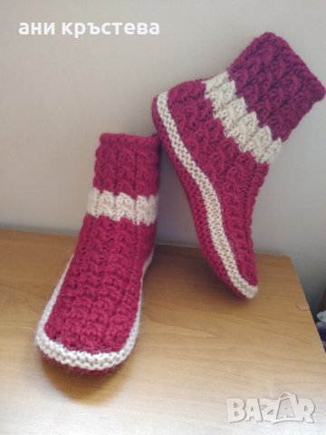 ръчно изработени домашни терлички , снимка 6 - Други - 43453082