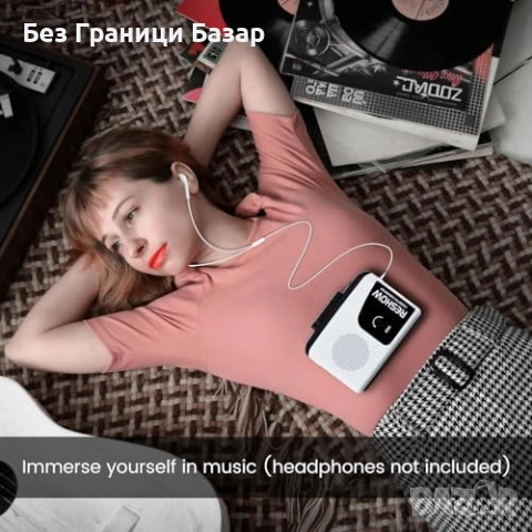Нов Преносим касетофон + MP3 конвертор | Стерео звук + запис, снимка 6 - Радиокасетофони, транзистори - 50656168