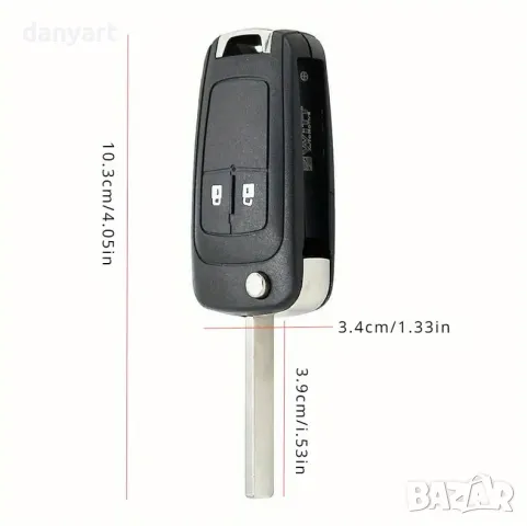 Кутия за Дистанционен Ключ с 2 Бутона за Opel Astra, Mokka, Insignia, Cascade, Zafira, снимка 5 - Аксесоари и консумативи - 50247120
