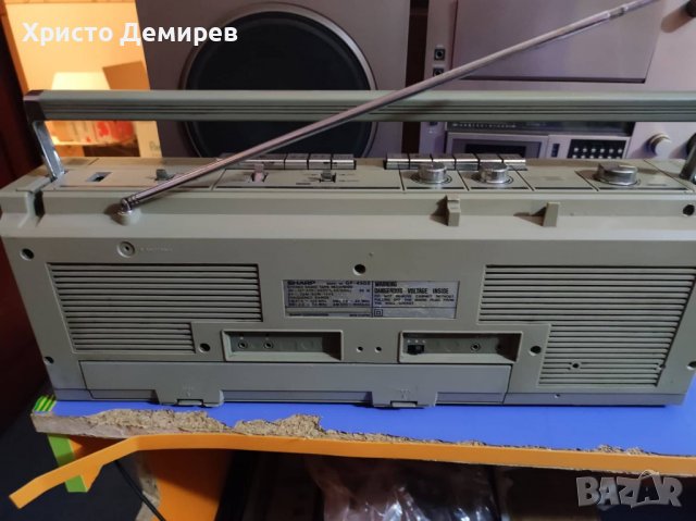 радиокасетофонче Sharp gf450 , снимка 4 - Радиокасетофони, транзистори - 37693142