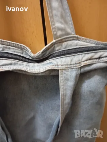 Дънкова дамска чанта , снимка 3 - Чанти - 50303595