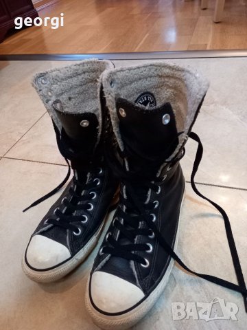 Зимни кецове Converse естествена кожа   4/4
