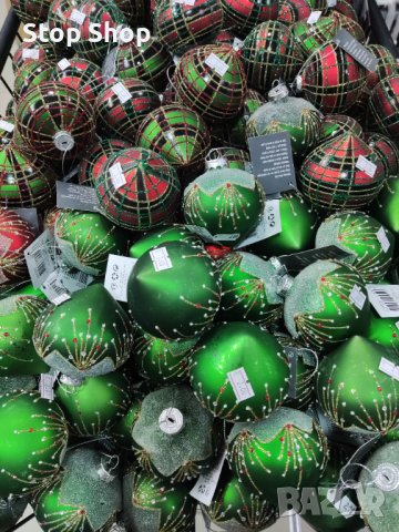 Стъклени коледни топки 