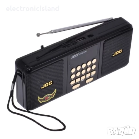 Стерео FM радио JOC H1822BT с Bluetooth колони, USB, SD карта, акумулатор, снимка 3 - Радиокасетофони, транзистори - 51967059