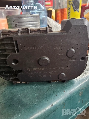 ДРОСЕЛНА КЛАПА AUDI VW SEAT BOSCH 0 280 750 095, 0280750095, 030 133 062 C, 030133062C
