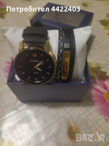 Часовник и гривна Geduo, снимка 3 - Мъжки - 52858233