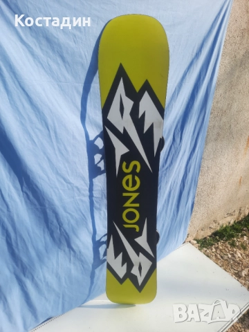 Сноуборд Jones MTN twin 164Wсм с автомати, снимка 7 - Зимни спортове - 52851427