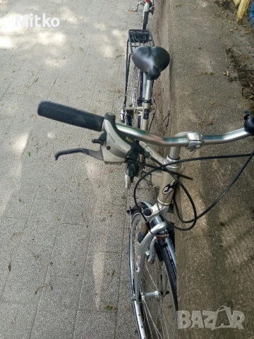 28 цола алуминиев велосипед с 24 скорости палцови команди усилени капли амортисьори предни като нов , снимка 3 - Велосипеди - 50460306