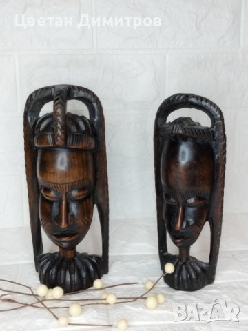 Традиционни африкански статуетки , снимка 10 - Статуетки - 43355814