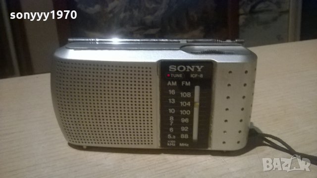 sony icf-8 джобно радио-внос холандия, снимка 2 - Радиокасетофони, транзистори - 27696846