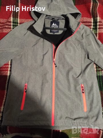 Ветроустойчиво яке с качулка Ветровка, снимка 2 - Якета - 48164684