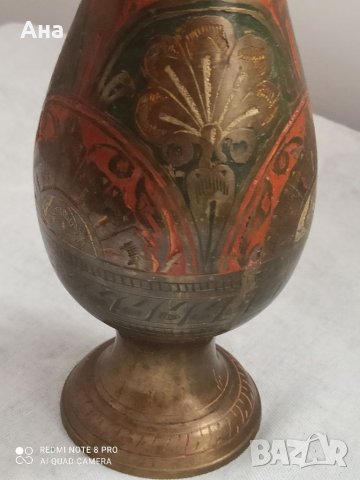 Красива голяма бронзова ваза , снимка 5 - Други ценни предмети - 39411236