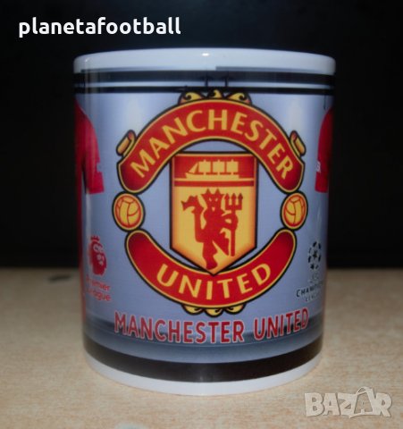 Чаша на Манчестър Юнайтед с име и номер!Футболна чаша Manchester United , снимка 4 - Фен артикули - 30552739