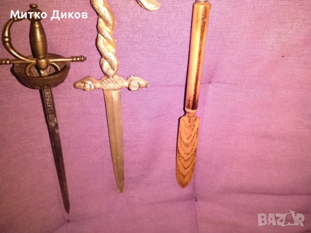Ножове за писма-дървен -змия и испанска рапира, снимка 5 - Колекции - 26910731