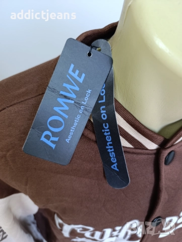 Мъжко спортно яке Romwe размер S, снимка 4 - Якета - 51519086