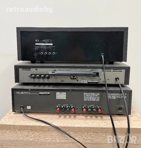 🔊Колекционерска ретро аудио система - сет LUXMAN - усилвател L-4, дек K-5 и тунер T-1 - 1978 - 1982, снимка 4 - Аудиосистеми - 50242499